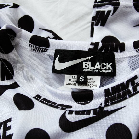 BNWT AW20 COMME DES GARCONS BLACK x NIKE LS TSHIRT JERSEY S - Picture 9 of 14